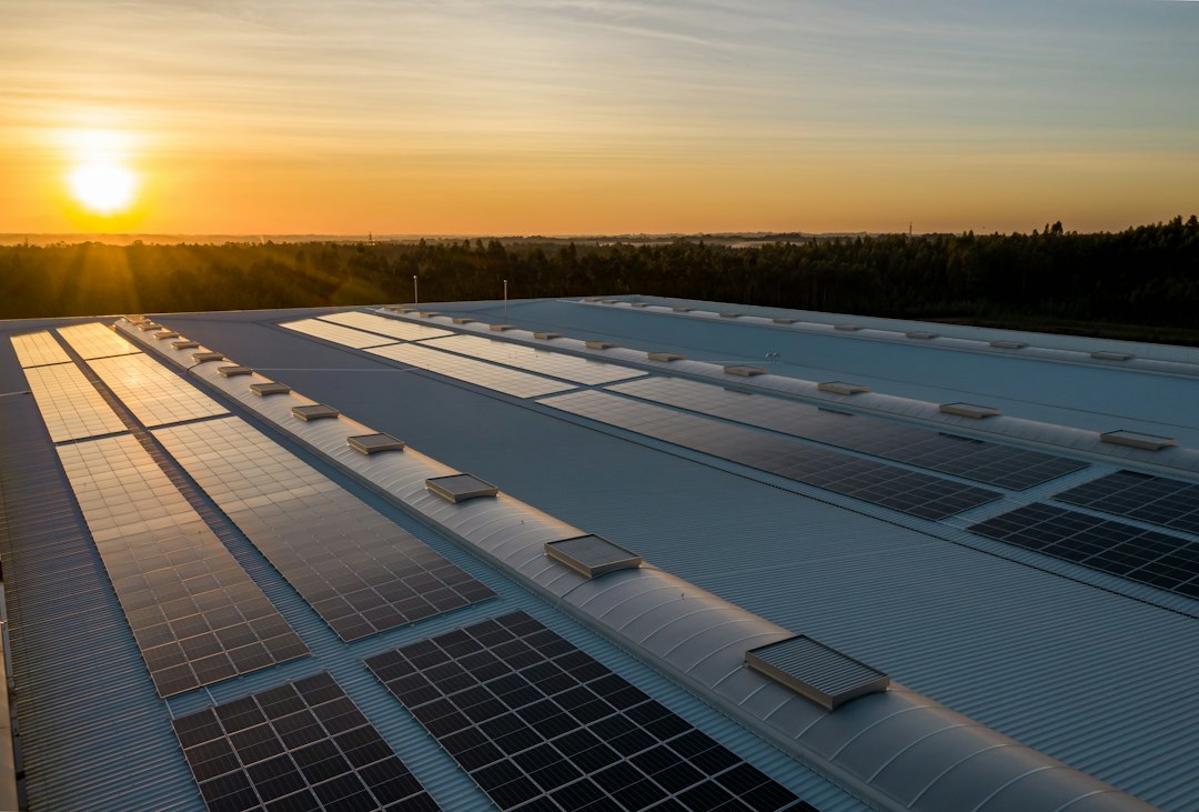 Large industrial rooftop photovoltaic installation