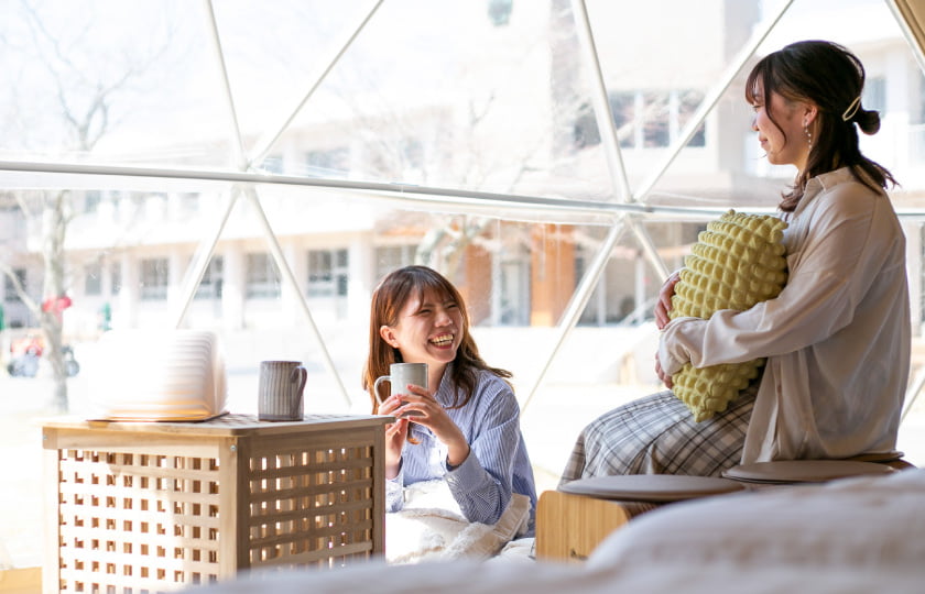 Hospitality inside the dome