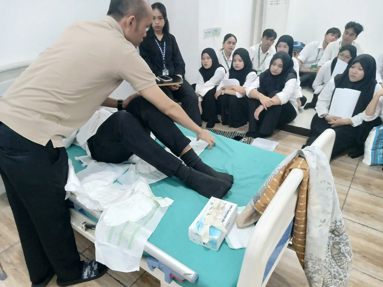 Practical care skills training